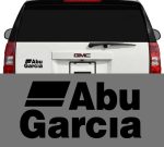 Abu Garcia Fishing Reels Rods Outdoors Vinyl Decal Sticker Black