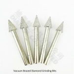 5pcs 19 Vacuum Brazed Diamond Grinding Bits Engraving Carving Heads Polishing