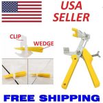 100 1000 Reusable Tile Leveling System Clips Wedges Wall Floor Spacers Tilling