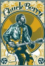 004 Chuck Berry Rip Duck Walk Usa Singer Guitar Player 14×20 Poster