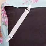 4pcs Bed Suspender Straps Mattress Fastener Holder Sheet Gripper Clips Blister