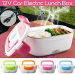 12v 40w Portable Car Truck Electric Heated Heating Lunch Box Bento Food Warmer