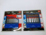 11 Pc Brad Point Drill Bits 8 Pc Spade Bits 1 4 Universal Hex Shank Tg Tools