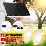 16led Solar Powered Led Rechargeable Bulb Light Outdoor Indoor Camping Tent Lamp