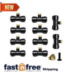 11pcs Water Brass Misting System Mister Nozzle Greenhouse Outdoor Cooling System