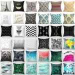 18 Geometric Cotton Pillow Case Cushion Cover Waist Throw Sofa Car Home Decor