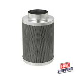 6 Carbon Filter Replacement Virgin Charcoal For Inline Fan Exhaust Or Intake