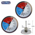 100 550 Stainless Steel Barbecue Bbq Smoker Grill Thermometer Temperature Gauge