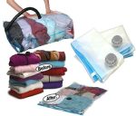 16 Pack: 8 Large Space Saver Storage Vacuum Seal Organizer Bags 8 Travel Bags