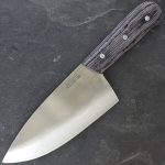 10 Full Tang Chef Kitchen Butcher Knife Wood Handle Chopper Meat Cleaver Gray