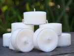 10pk 120hr Pack Coconut Roses Triple Scented Tropical Eco Soy Tea Light Candles