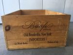 1 Rare Wine Wood Crate Box Banfi Vintners York Importers 1994 Italy 21x13x8
