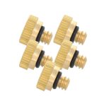0.15 0.8mm Dia Misting Nozzle Plug For Outdoor Cooling System 3 16 Thread Brass