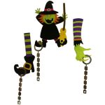 Halloween Hanging Witch Room Decoration Halloween Party Scary Door Wall Hanging