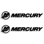 Mercury Marine Vinyl Decal Sticker Set Of 2 Free Shipping 4 Sizes
