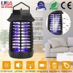 Electric Uv Mosquito Killer Lamp Fly Bug Insect Zapper Trap Led Light Noiseless