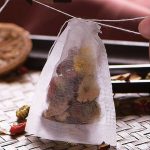 Tea Filter Bags Drawstring Empty Bag For Loose Leaf Tea Coffee 100pcs