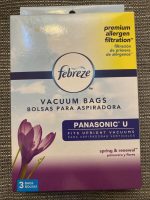 Febreze Vacuum Bags Panasonic U Spring Renewal 3 Bags Per Box
