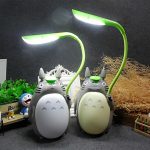 Rechargeable Led Night Light Cartoon Totoro Lamp Table Light Pole Stretchable