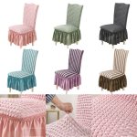 Dining Room Wedding Banquet Chair Cover Party Decor Stretch Seat Cover Slipcover