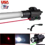 Tactic Combo Green Red Laser Sight Led Flashlight 20mm Picatinny Rail For Pistol