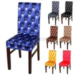 Stretch Slipcover Chair Seat Cover Dining Room Wedding Banquet Part