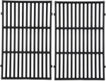 Set Of 2 Cast Iron Cooking Grid Grates 19 5 X 12 9 X 0 5 For Weber Gas Grill