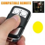Liftmaster Garage Door Opener Key Chain Remote Transmitter Yellow Learn 2 Button