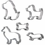 Cookie Cutter Dog Bone Set 5 Pcs Stainless Steel Shaped Easy To Clean Ideal