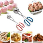 Helpful Non Stick Meat Baller With Handle Stainless Steel Meatball Maker Tongs