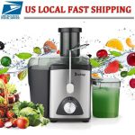 Electric Juicer Wide Mouth Fruit Vegetable Extractor Juice Maker Machine 3 Speed