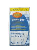 Miele F J M Allergen Canister Vacuum Bags 5 Bags 2 Filters