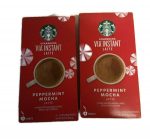 Starbucks Via Instant Latte Peppermint Mocha Latte 4 Packet Box Drink Mix