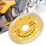 Cuts Porcelain Tile Turbo Diamond Dry Cutting Blade Disc Grinder Wheel 4 1 Inch