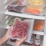 Peva Matte Silicone Food Storage Bag Reusable Freezer Bag Leakproof Top Zip Lock