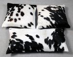 Cowhide Leather Cushion Cover Rug Cowhide 2 Cushion 1 Pillow Covers Cp 2411