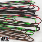 Closeout 60x Custom Strings 37 With Roller Tan Green Bcy X Control Cable