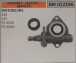 Pump Oil Chainsaw Dolmar Sachs Makita 116 120 Ps6000 Ps6800