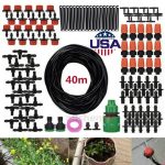 Micro Automatic Drip Irrigation System Plant Kit Watering Garden Lawn Hose 40m