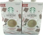 2 Starbucks Via Instant Latte Peppermint Mocha Latte
