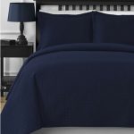 Staniey Collection 3 Piece Bedspread Coverlet Set Full Queen Blue