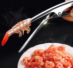 Stainless Steel Shrimp Peeler Prawn Shrimp Deveiner Fishing Knife Lobster Shell