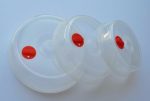 Plastic Microwave Plate Covers Set Of 3 Clear Splatter Lid 6 1 2 7 3 4 9