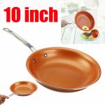 Non Stick Copper Frying Pan With Ceramic Coating And Induction Cooking 10 Inch