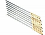 G F 25618 Bbq Kebab Skewers Stainless Steel Brazilian Style Size Large 17 Inch