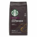 Starbucks Dark Roast Whole Bean Coffee Espresso Roast 1 Bag 20 Oz