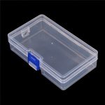 Clear Plastic Storage Box Jewelry Tool Craft Container Beads Organizer Hh