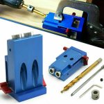 Pocket Slant Hole Jig Kit System Wood Working Joinery Tool Set W Step Drill Bit