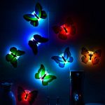 Led Light Up Butterflies Night Light Butterfly Decoration Fiber Optic Lamp Gift