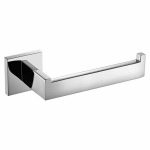 Chrome Stainless Steel Bathroom Toilet Roll Paper Holder Hook Wall Mounted